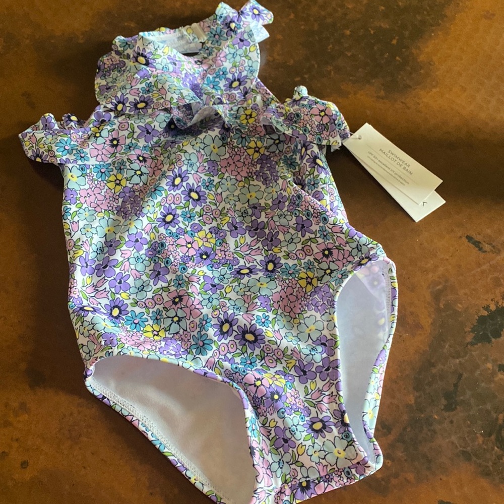 New with tag Janie and jack toddler swim suit